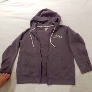 LL Bean Woman's/Teen's Cotton Blend Zip Up Hoodie